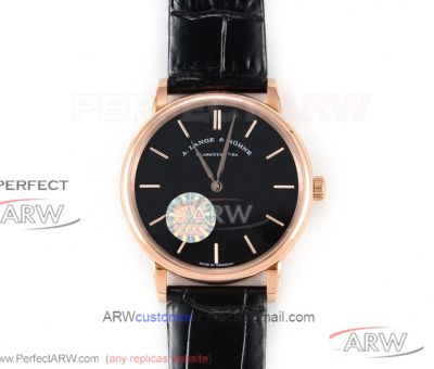 SV Factory A.Lange & Söhne Saxonia Thin Black Face Rose Gold Case 39mm Seagull 2892 Automatic Watch